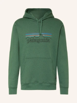 Patagonia Bluza Z Kapturem P-6 gruen CIEMNOZIELONY