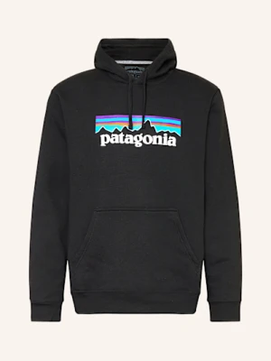 Patagonia Bluza Z Kapturem P-6 schwarz