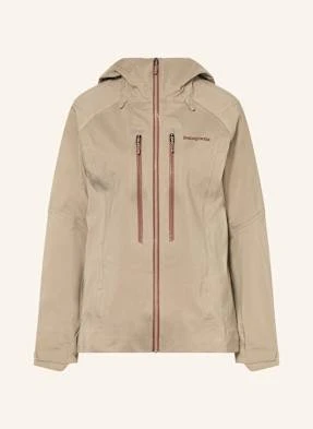 Patagonia Kurtka Narciarska Z Hardshellu Stormstride beige