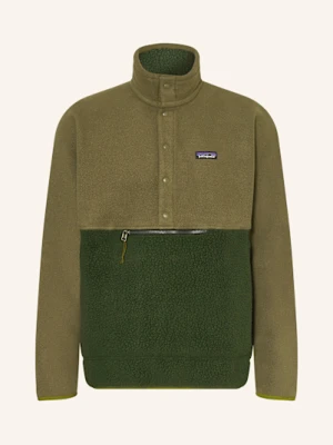 Patagonia Sweter Typu Troyer Z Polaru Retro Pile gruen