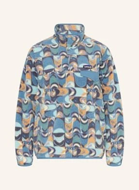 Patagonia Sweter Typu Troyer Z Polaru Snap blau