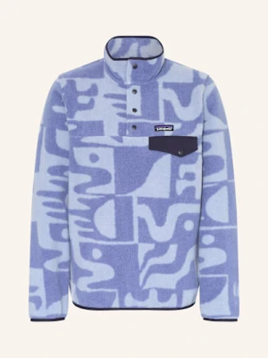 Patagonia Sweter Typu Troyer Z Polaru Snap blau