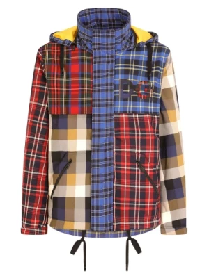 Patchwork Plaid Check Płaszcz Dolce & Gabbana