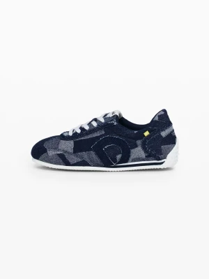 Patchwork trampki denim Desigual
