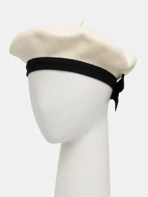 Patou beret wełniany kolor beżowy AC1120235