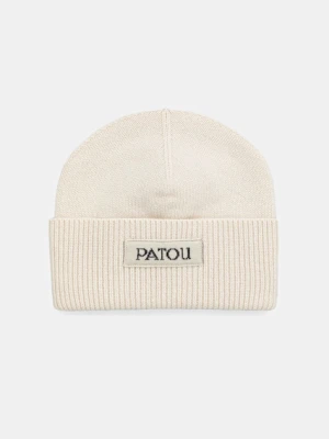 Patou czapka wełniana kolor beżowy AC1058064
