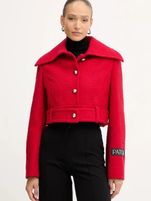 Patou płaszcz z dodatkiem wełny