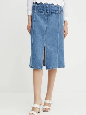 Patou spódnica jeansowa
