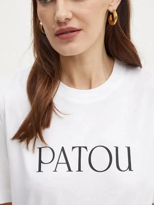 Patou t-shirt bawełniany damski kolor biały JE0299999