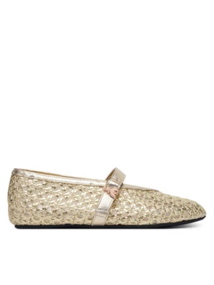 Patrizia Pepe Baleriny PPJ376.27 Złoty