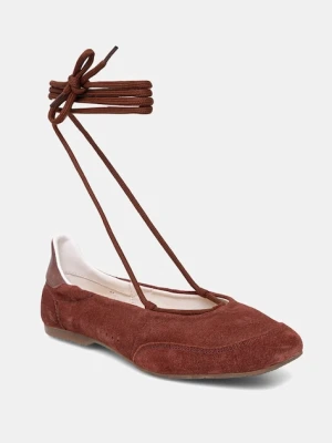 Patrizia Pepe baleriny zamszowe