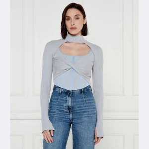 Patrizia Pepe Bluzka 2w1 | Slim Fit
