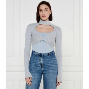 Patrizia Pepe Bluzka 2w1 | Slim Fit