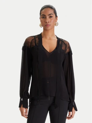 Patrizia Pepe Bluzka 8C0859 / A692-K103 Czarny Regular Fit