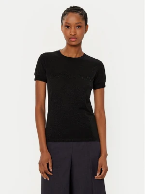 Patrizia Pepe Bluzka 8K0278 / K128-K250 Czarny Regular Fit