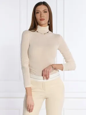 Patrizia Pepe Bluzka | Regular Fit | z dodatkiem kaszmiru