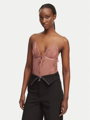 Patrizia Pepe Body 2I0143 / A602-B885 Brązowy
