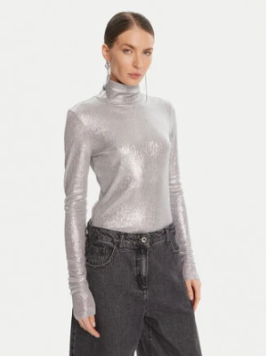 Patrizia Pepe Body 8M1751 J276 Srebrny Regular Fit