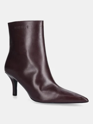 Patrizia Pepe botki skórzane