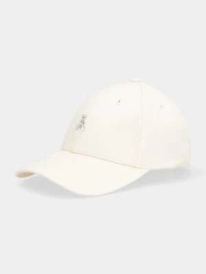 Patrizia Pepe czapka z daszkiem bawełniana kolor beżowy 8F0109 AB01