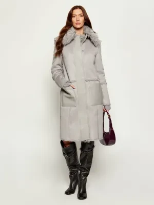 Patrizia Pepe Dwustronny kożuch | Regular Fit