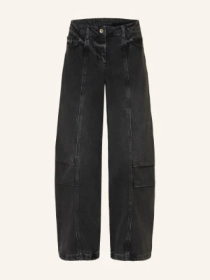 Patrizia Pepe Dżinsy Barrell schwarz