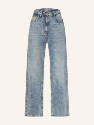 Patrizia Pepe Dżinsy Z Szerokimi Nogawkami blau