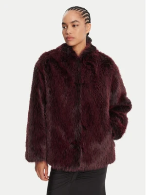 Patrizia Pepe Futro 8O0197 E072 Bordowy Regular Fit