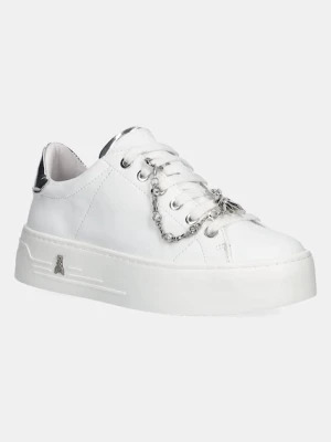 Patrizia Pepe Girl sneakersy skórzane kolor biały PPJ305