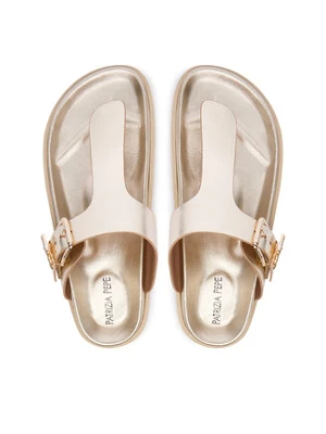 Patrizia Pepe Japonki PPJ405.27 Złoty