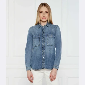 Patrizia Pepe Jeansowa koszula | Regular Fit