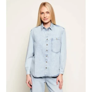 Patrizia Pepe Jeansowa koszula | Regular Fit