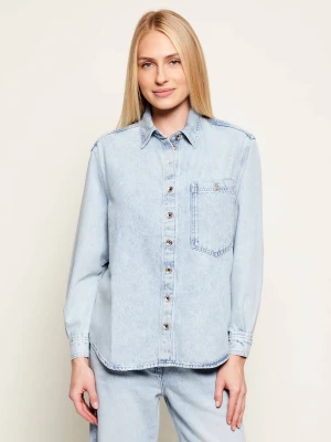 Patrizia Pepe Jeansowa koszula | Regular Fit