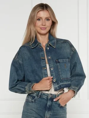 Patrizia Pepe Jeansowa kurtka | Regular Fit