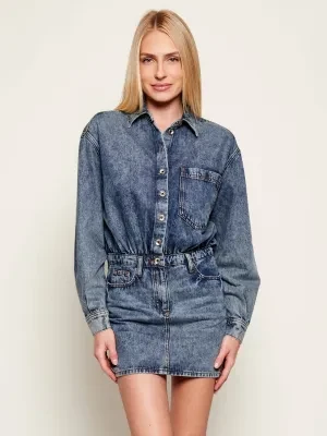 Patrizia Pepe Jeansowa sukienka
