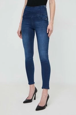 Patrizia Pepe jeansy damskie kolor granatowy CP0367 D1HI