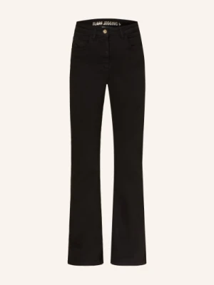 Patrizia Pepe Jeansy Flare schwarz