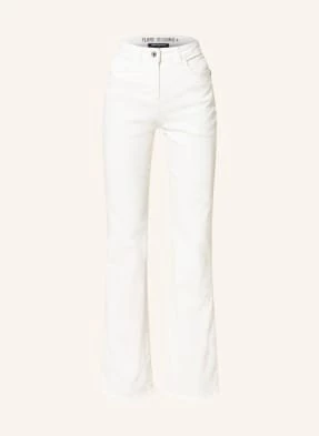 Patrizia Pepe Jeansy Flare weiss