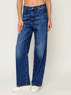Patrizia Pepe Jeansy | Loose fit granatowy