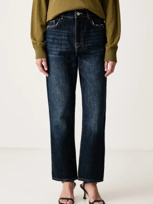 Patrizia Pepe jeansy slim fit damskie granatowy