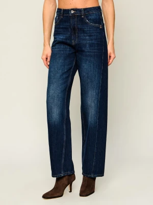 Patrizia Pepe Jeansy | Straight fit granatowy
