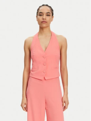 Patrizia Pepe Kamizelka 2C1618 A411 Koralowy Regular Fit