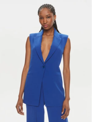 Patrizia Pepe Kamizelka 2S1486/A049-CA01 2S1486/A049-CA01 Niebieski Regular Fit