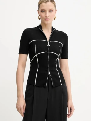 Patrizia Pepe kardigan damski kolor czarny 8K0306 K265