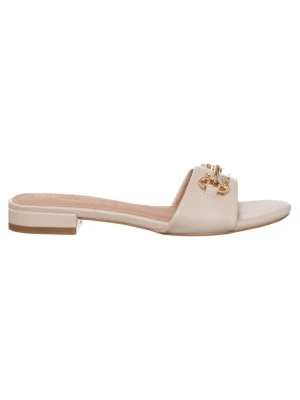 Patrizia Pepe Klapki w kolorze beżowym rozmiar: 38