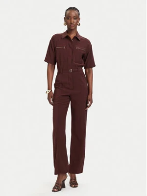 Patrizia Pepe Kombinezon 2T0099/A573-B887 Brązowy ciemny Regular Fit