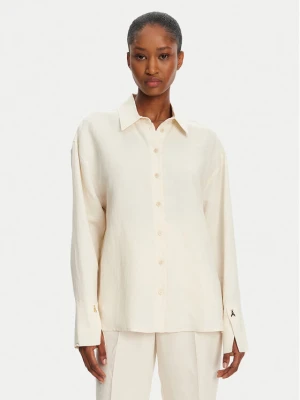 Patrizia Pepe Koszula 2C1602 A052 B823 Écru Regular Fit Kremowy