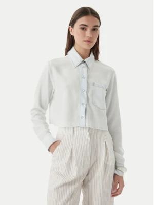 Patrizia Pepe Koszula 2C1665/D9A0-CB20 Niebieski jasny Regular Fit