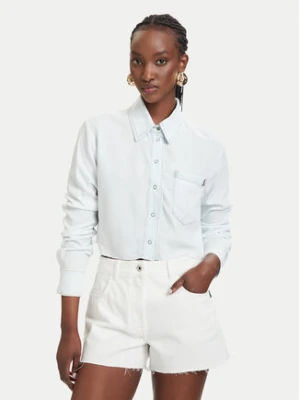 Patrizia Pepe Koszula 2C1665/D9A0-CB20 Niebieski jasny Regular Fit