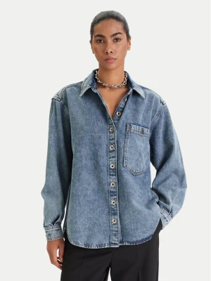 Patrizia Pepe Koszula jeansowa 8C0833 / D108-CB05 Niebieski Regular Fit
